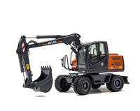 Scale model excavator Atlas 155W Nzg Modelle 1095 scale 1/50