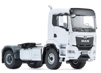 Scale model truck Man tgs 18.510 4x4 white 2 axles Wiking 77652 scale 1/32
