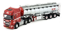Scale model truck Scania Next Gen R500 Highline + tank trailer Dantra Tekno 85676 scale 1/50
