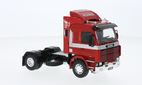 Scania 142 M 1981 red/silver Ixo Models tr173 scale 1/43