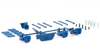 Scheuerle InterCombi Hitch + single drawbar + double drawbar blue Wsi Models B.V. 04-2181 scale 1/50