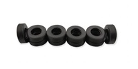 Supersingle tire 21mm trailer/front axle (10 units) - Tekno 78439 scale 1/50