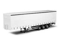 Tautliner semi-trailer, Tekno 63366 scale 1/50