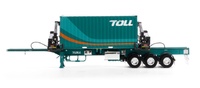 Toll container loading platform + 20 foot container - Drake ZT09263S 1/50 scale