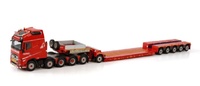 Volvo FH5 Globetrotter xl 10x4 + Nooteboom trailer 6 axles WSI Models 1/50 scale