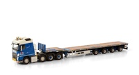 Volvo fh4 8x4 globetrotter - + telestep trailer baetsen - Wsi Models 3672