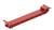 Scheuerle InterCombi plataforma baja extensible roja Wsi Models B.V. 04-2182 escala 1/50
