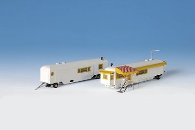 2 trailers casa KIT KIBRI 1/87 
