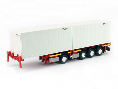 4-as D-tec Container trailer 1/50 Lion Toys 