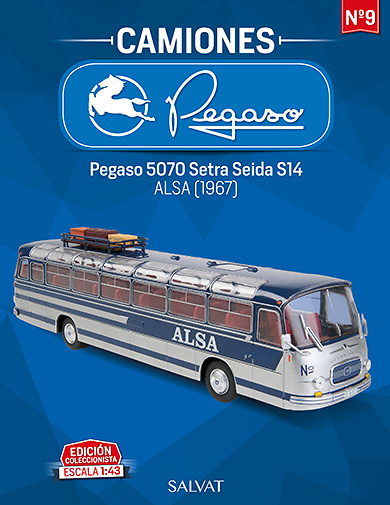 Autobús Pegaso 5070 - Setra Seida s14 - Alsa (1990) - Salvat - escala 1/43 