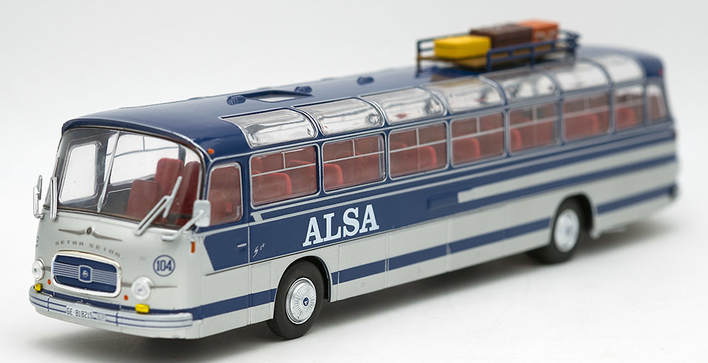 Autobús Pegaso 5070 - Setra Seida s14 - Alsa (1990) - Salvat - escala 1/43 