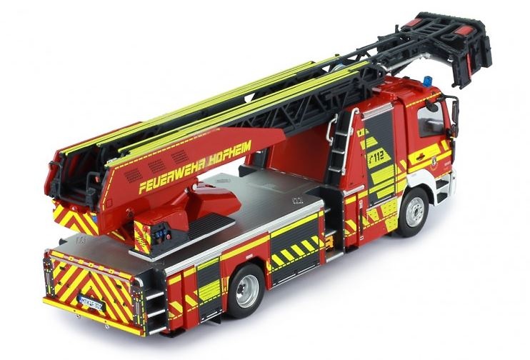 Autoescala Mercedes Benz Atego - Rosenbauer Bomberos Ixo Models Trf018 escala 1/43 