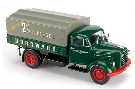 BORGWARD B2500 Camion Caja-Toldo Schuco 1/43 