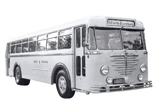 BUESSING 6500T Stadtwerke Braunschw. Schuco 1/43 