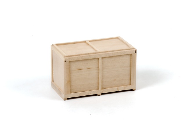 Caja de madera pequeña 11 cm, Wsi Models 