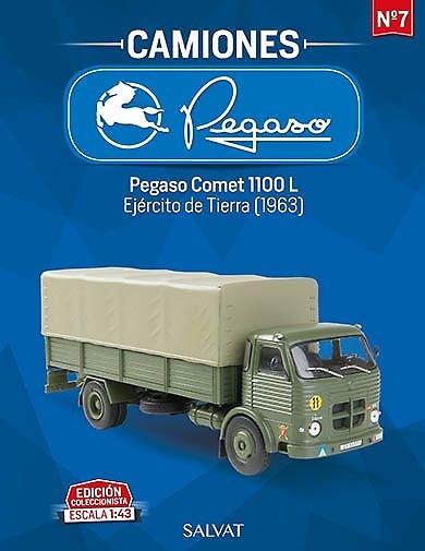 Camión Pegaso Comet 1100L, Ejercito de Tierra Español, 1963, escala 1/43 