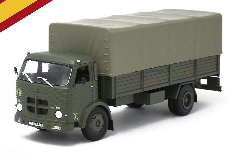 Camión Pegaso Comet 1100L, Ejercito de Tierra Español, 1963, escala 1/43 