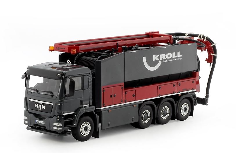 Camion limpieza alcantarillado Man Tgs - Kroll Tekno 76580 escala 1/50 