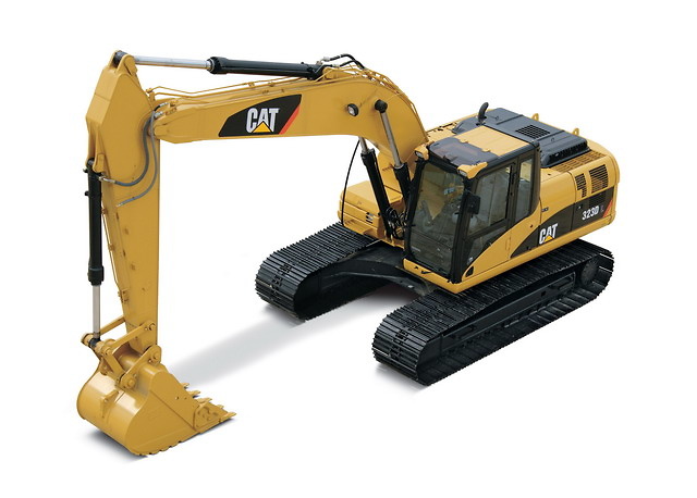 Cat 323DL Excavadora Giratoria de Cadenas Metálicas, Norscot 55215 escala 1/50 