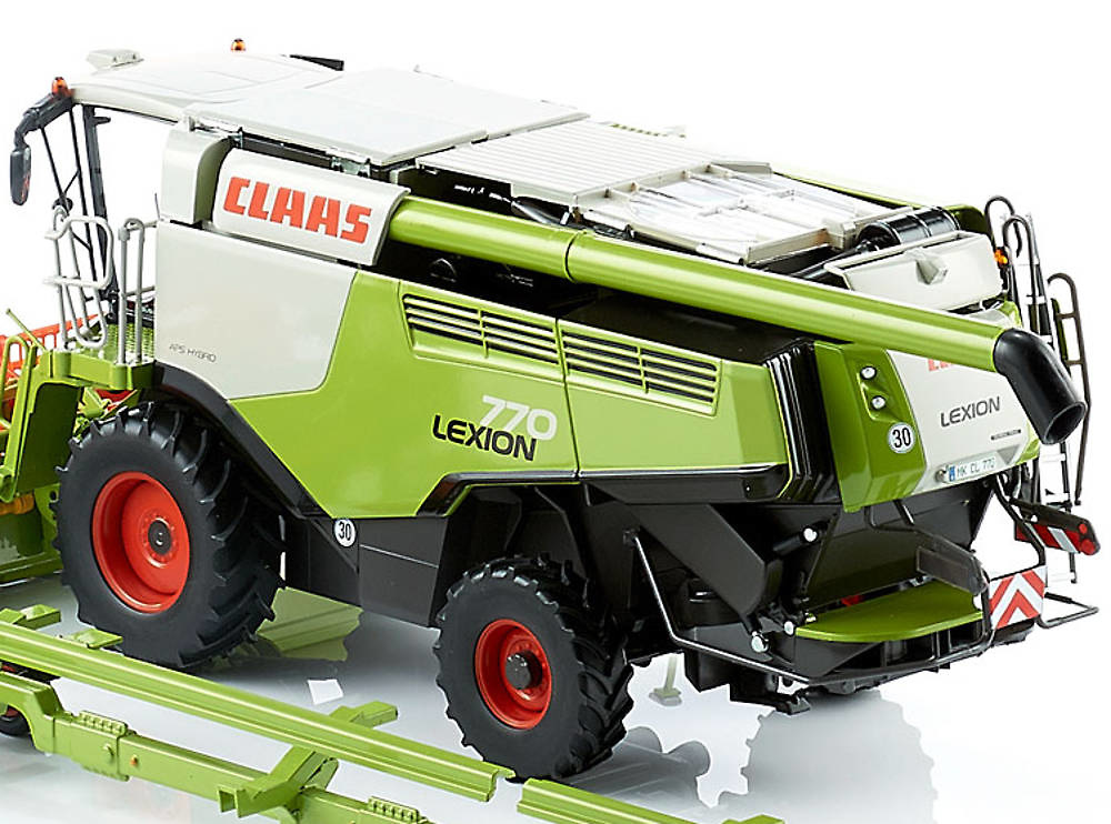 Claas Lexion 770 cosechadora con cuchilla trigo V 1200 Wiking 7329 escala 1/32 