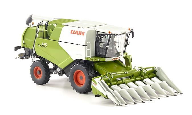 Claas Tucano 570 acc. corte maiz Wiking Modellbau 77818 escala 1/32 