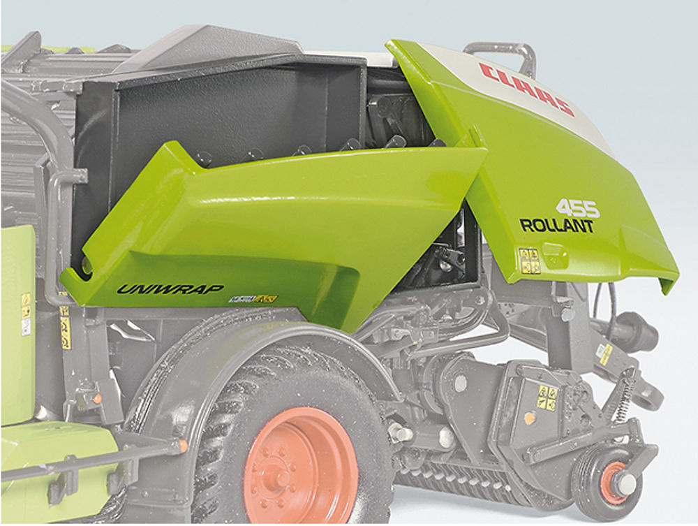 Claas Uniwrap Rollant 455 rotoempacadora, Wiking 1/32 7320 