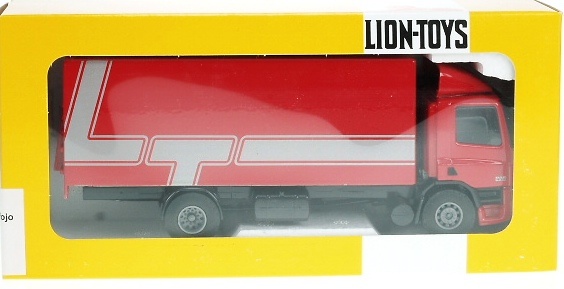 DAF 75CF Camion Caja cerrada Rojo Liontoys 1/50 