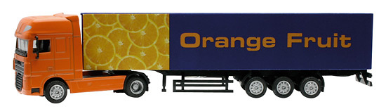 DAF XF 4x2 con semiremolque caja cerrada, Joal 1/87 
