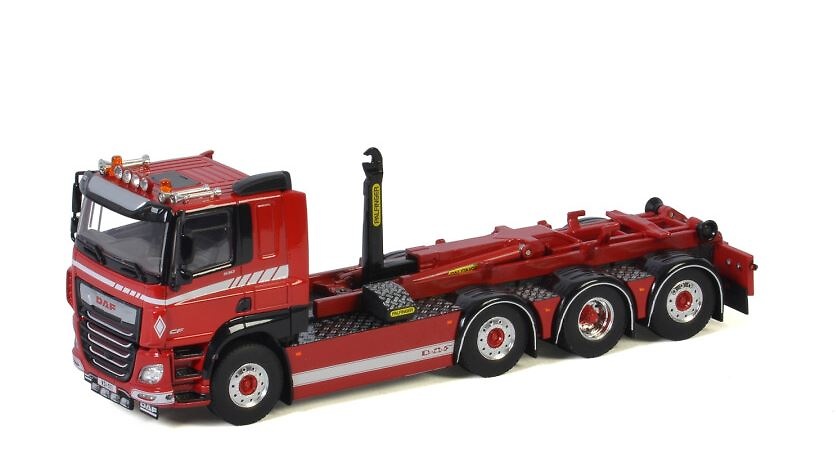 Miniatura camion Daf CF Sleeper MY2017 con Palfinger gancho elevador Wsi Models 2115 