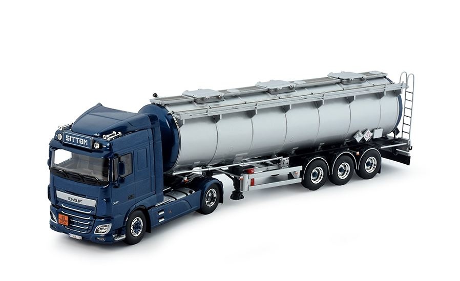 Miniatura camion Daf xf Euro 6 + cisterna Sittam Tekno 81510 