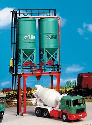 Doble Silo SchwarzBau KIT KIBRI 1/87 