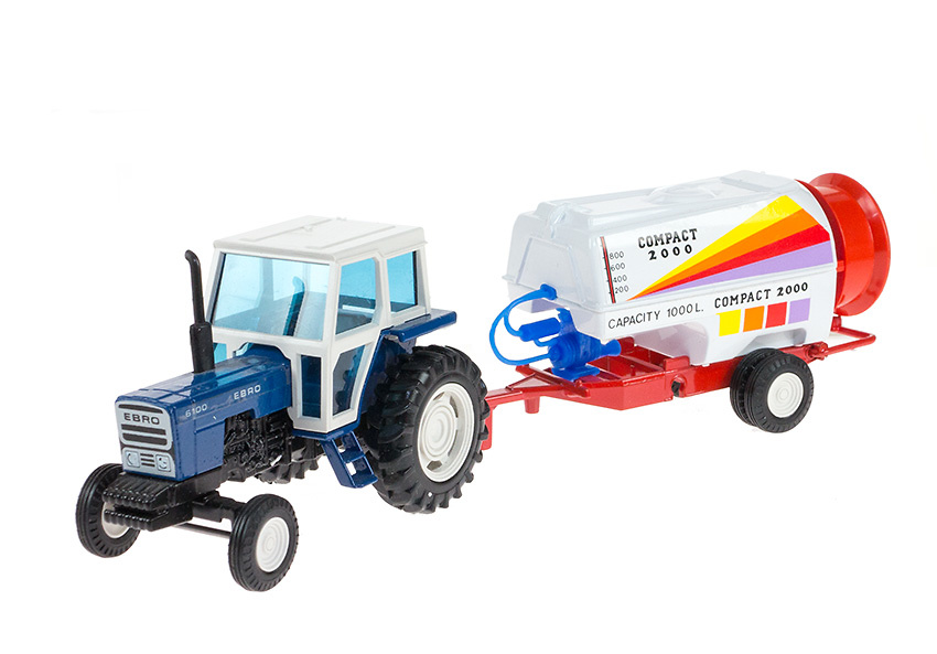 Ebro 6100 Tractor c/Tanque Pulverizador Joal 1/38 