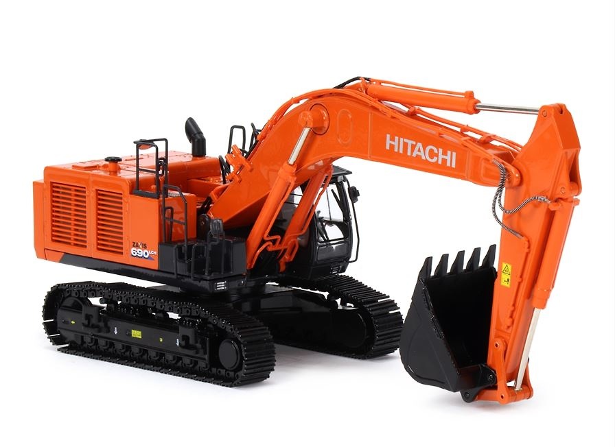 Excavadora Hitachi zaxis ZX690 LCH-6 Tmcscalemodels 1/50 