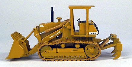 FIAT ALLIS FL20 Bulldozer con Rops, Old Cars 1/50 60600 