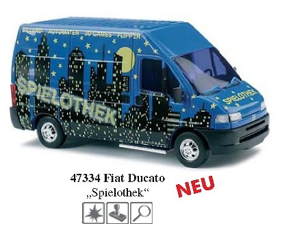 FIAT Ducato Spielotheck Busch 1/87 