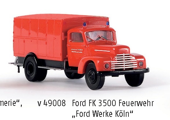 FORD FK3500 Bomberos Brekina 1/87 
