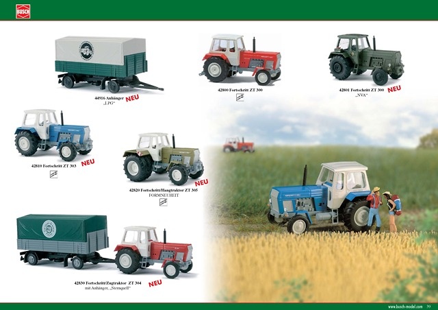 FORTSCHRITT ZT303 Tractor Busch 1/87 