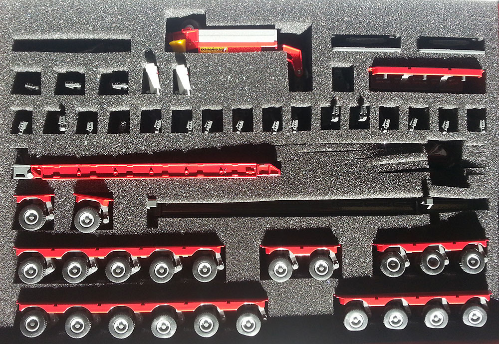 Faymonville Combimax Set transporte especial Conrad Modelle 98023 escala 1/50 