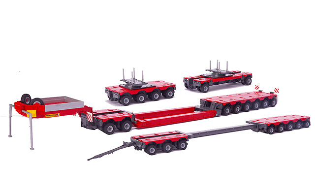 Faymonville Combimax Set transporte especial Conrad Modelle 98023 escala 1/50 