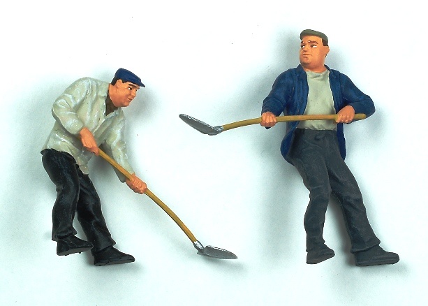 Figura obrero con pala Preiser 1/32 
