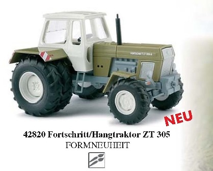 Fortschritt ZT305 Tractor Doble Rueda Busch 1/87 