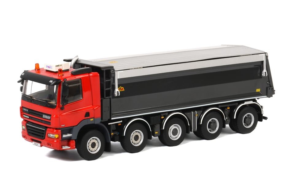 Miniatura camion volquete Ginaf Wsi Models 04-1119 escala 1/50 