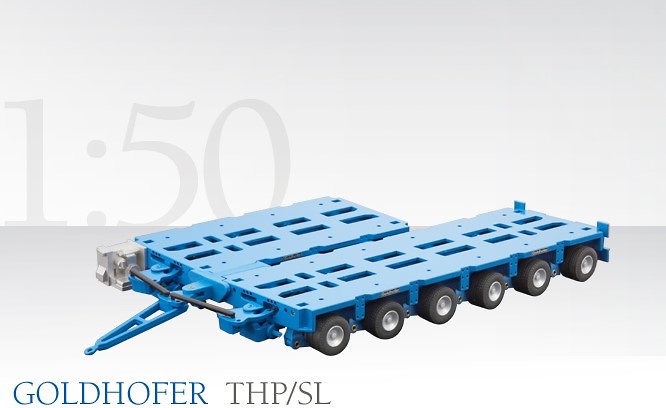 Goldhofer Module Thp/SL4 y THP/SL6 Conrad Modelle 98019-05 escala 1/50 