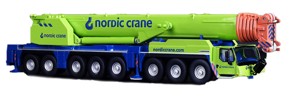Grua Liebherr LTM 1450-8.1 Nordic Crane Imc Models 0206 escala 1/87 