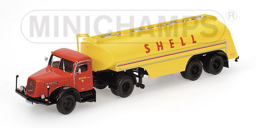 Henschel HS140S Cisterna Shell Minichamps 499171970 escala 1/43 