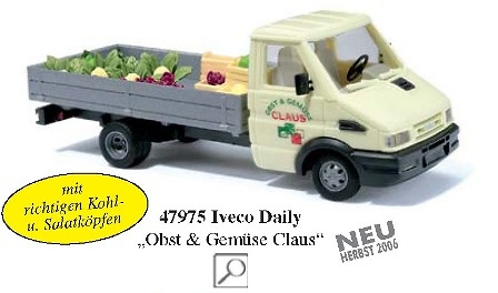 IVECO Daily Obst & Gemüse Claus Busch 1/87 