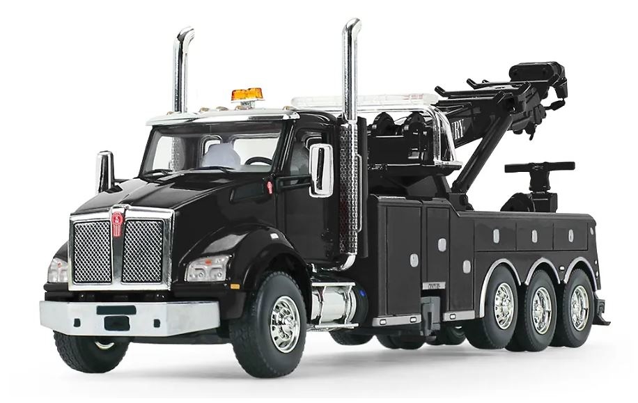 Miniatura de un camion Kenworth T880 con Grua de asistencia Century First Gear 3464 escala 1/50 