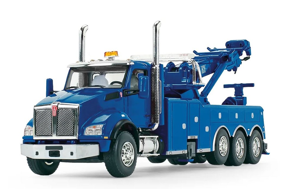 Miniatura de un camion Kenworth T880 con Grua de asistencia Century First Gear 3466 escala 1/50 