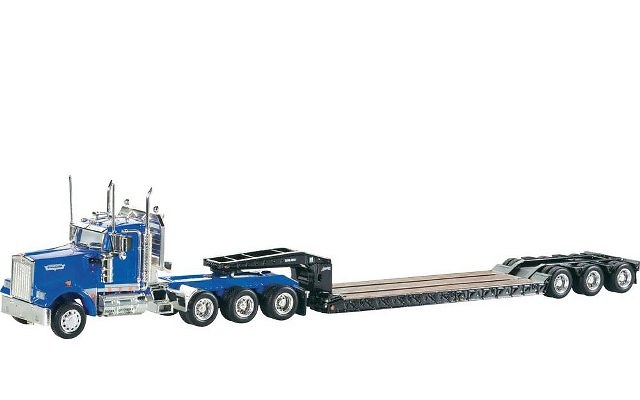 Kenworth W900 + plataforma 3 ejes, Norscot 1/50 62102 