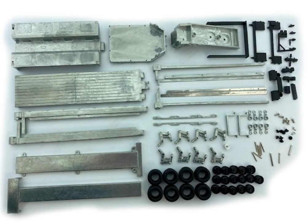 Kit plataforma baja de 4 ejes Tekno 77440 escala 1/50 